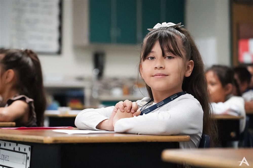  ATS Student Sits at Desk